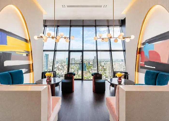 公寓式飯店 360 View 1br Sky Pool View Bts Thonglor 4*