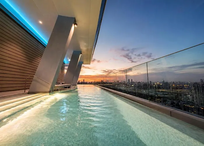360 View 1br Sky Pool View Bts Thonglor 公寓式飯店 曼谷