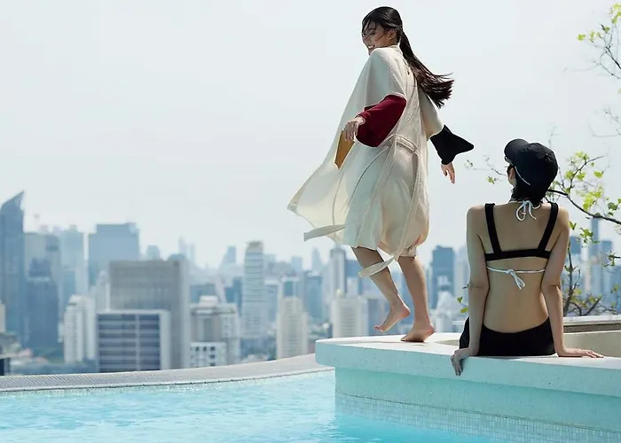公寓式飯店 360 View 1br Sky Pool View Bts Thonglor 曼谷