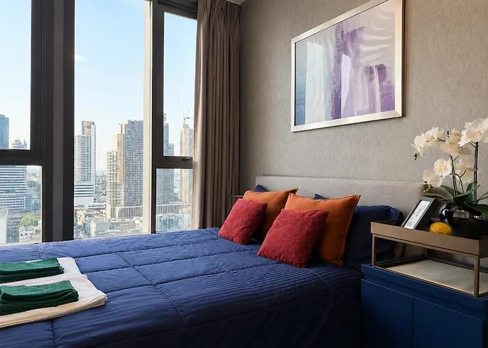 360 View 1br Sky Pool View Bts Thonglor 公寓式飯店 曼谷