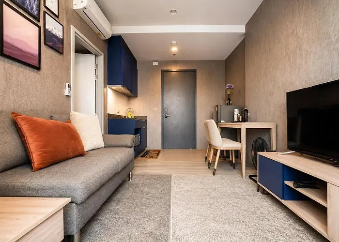 公寓式飯店 360 View 1br Sky Pool View Bts Thonglor 4*